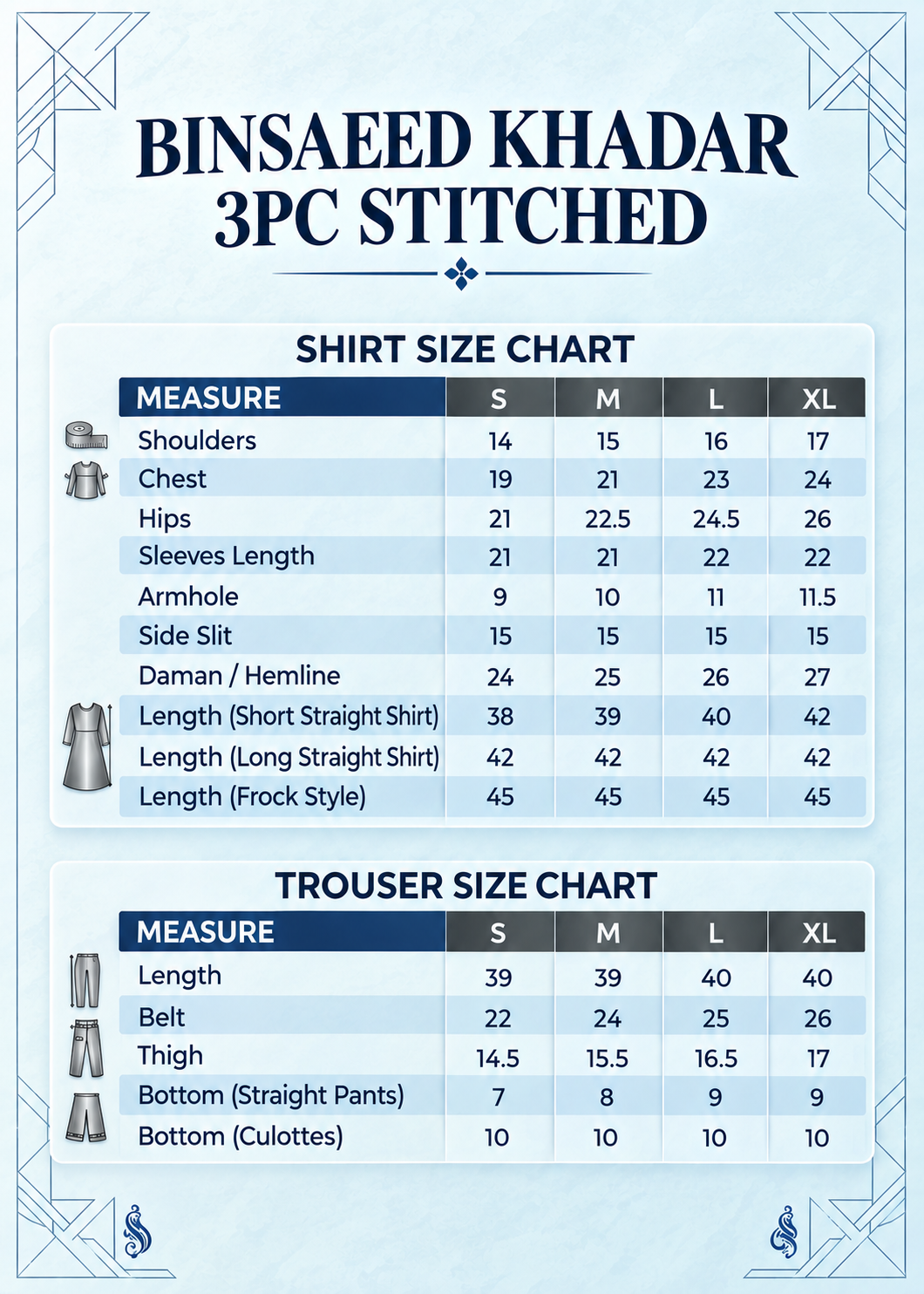 Binsaeed Khaddar Stitch 3PC