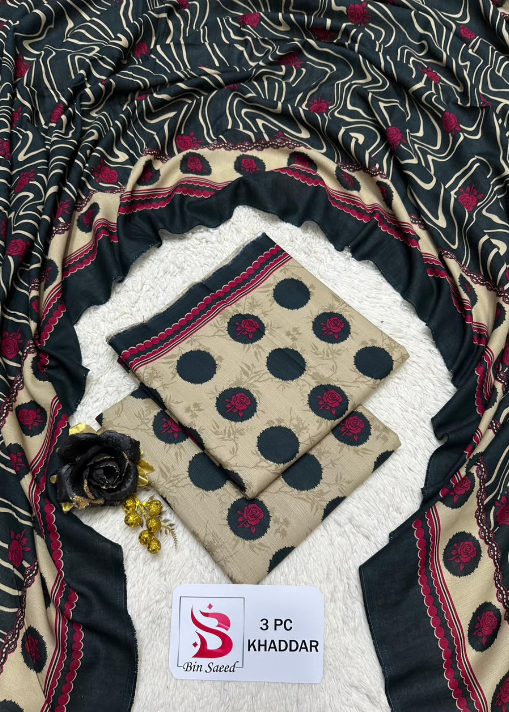 Binsaeed Khaddar 3PC