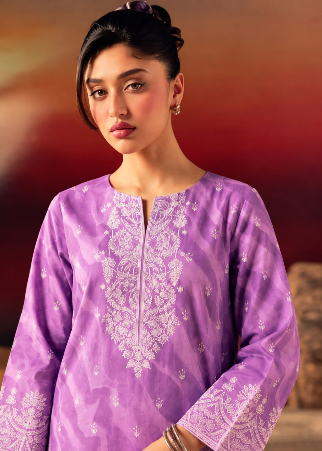 Floral Bareez Binyousaf 2PC