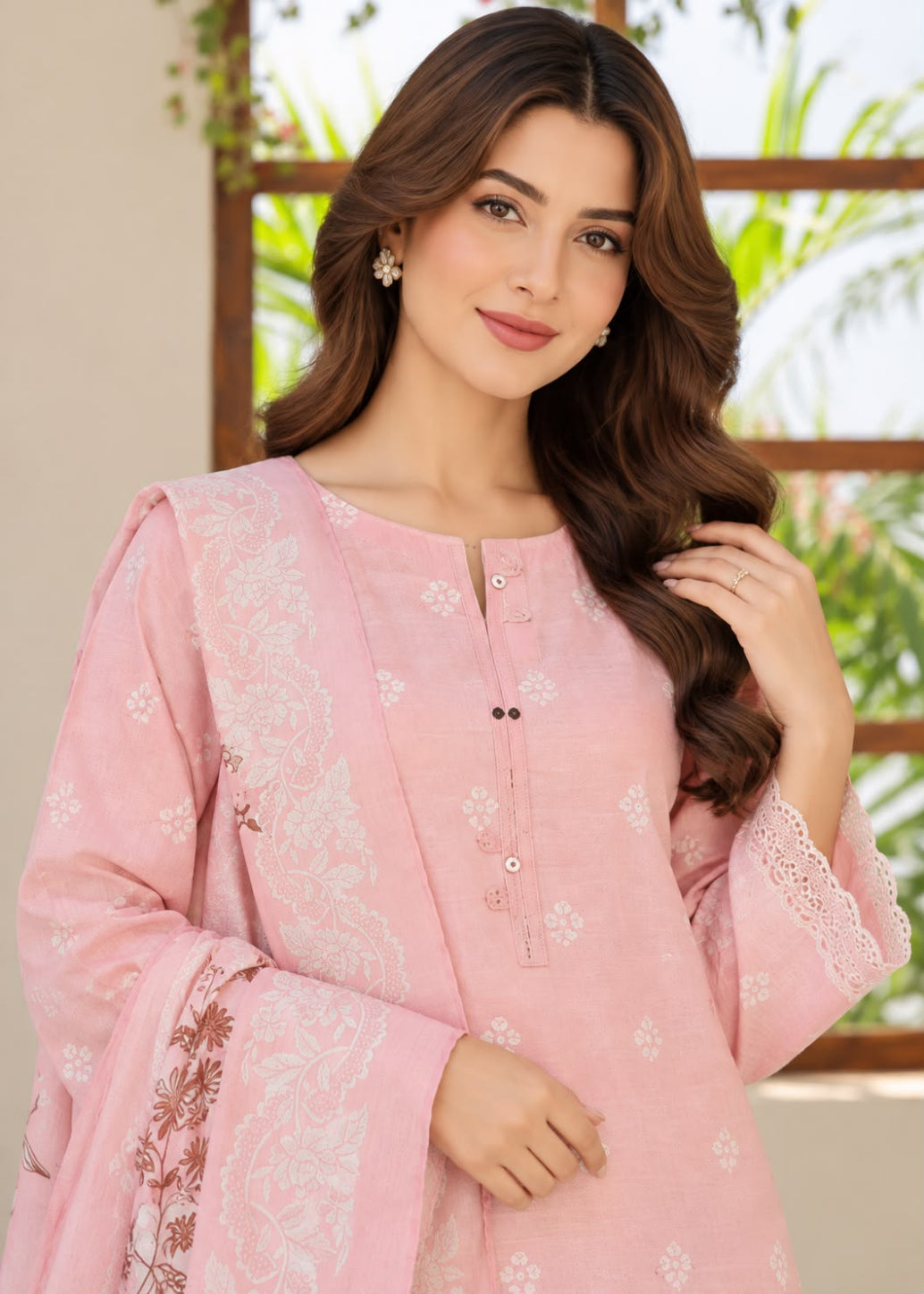 HZ Khaddar Emb Chikankari 3PC