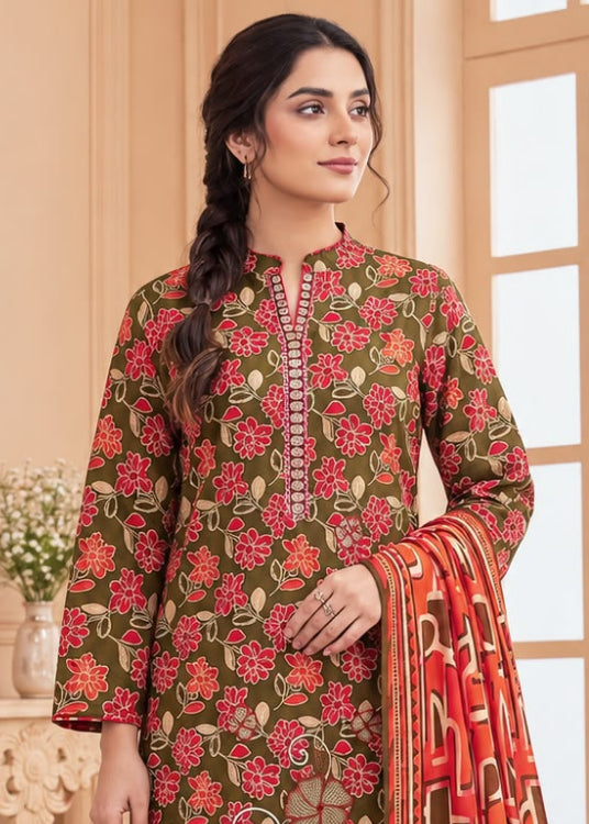 Hajra Emaan Linen 3PC