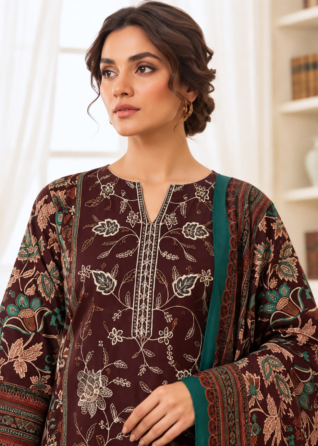 Hajra Emaan Linen 3PC
