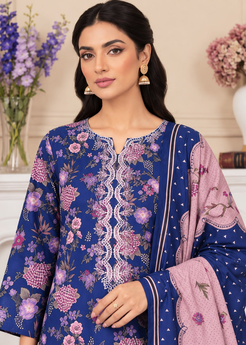 Hajra Emaan Linen 3PC