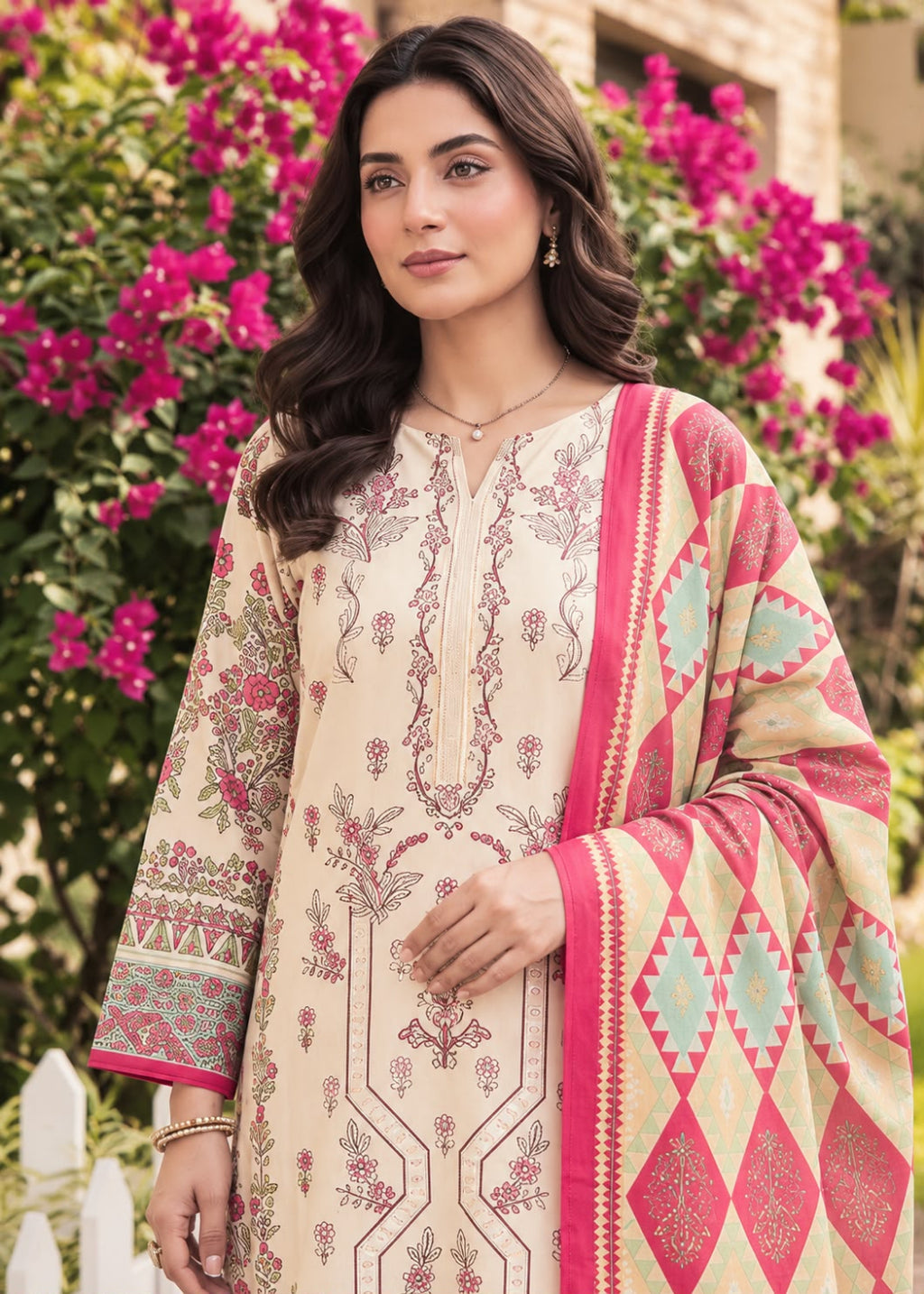 Hajra Emaan Linen 3PC