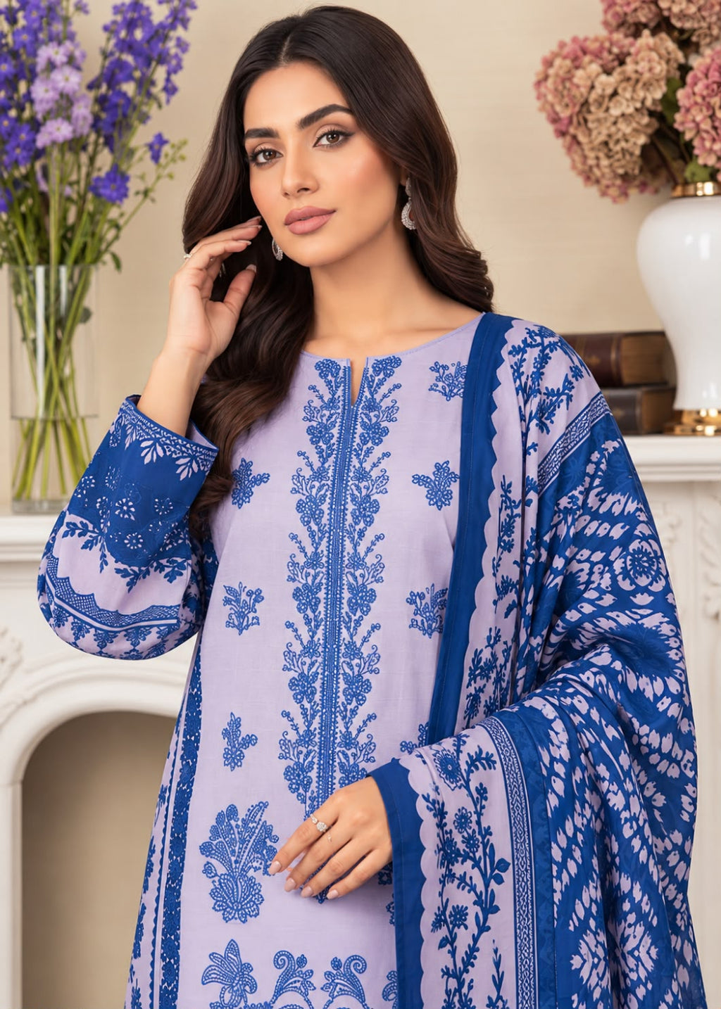 Hajra Emaan Linen 3PC