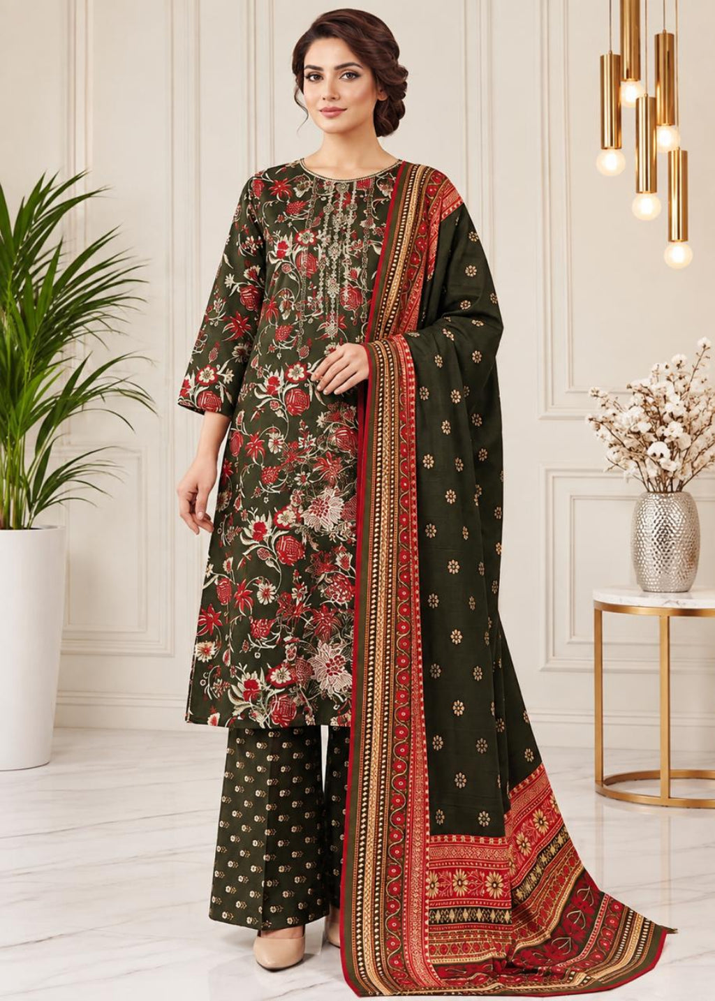 Hajra Emaan Khaddar 3PC