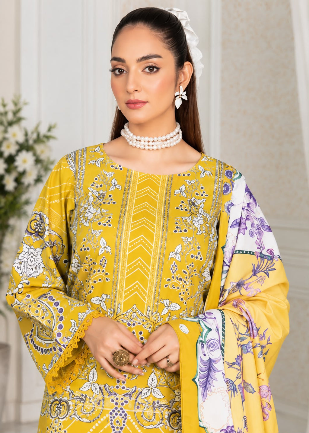 Khushi  Doria Linen 3PC