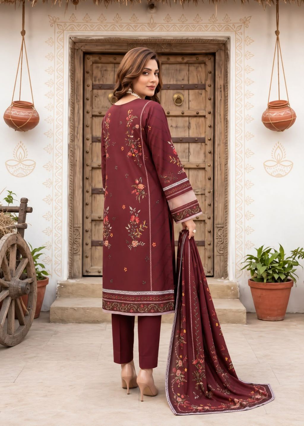 NishaAnsa Dhanak 3PC