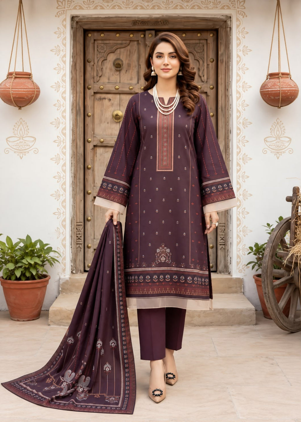 NishaAnsa Dhanak 3PC