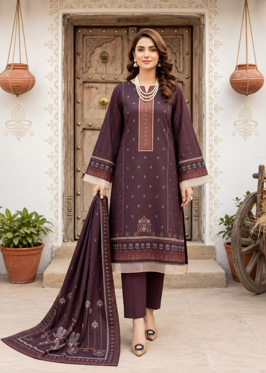 NishaAnsa Dhanak 3PC