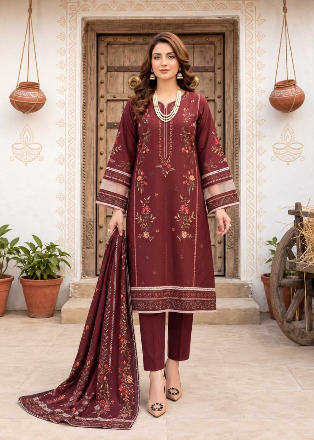NishaAnsa Dhanak 3PC