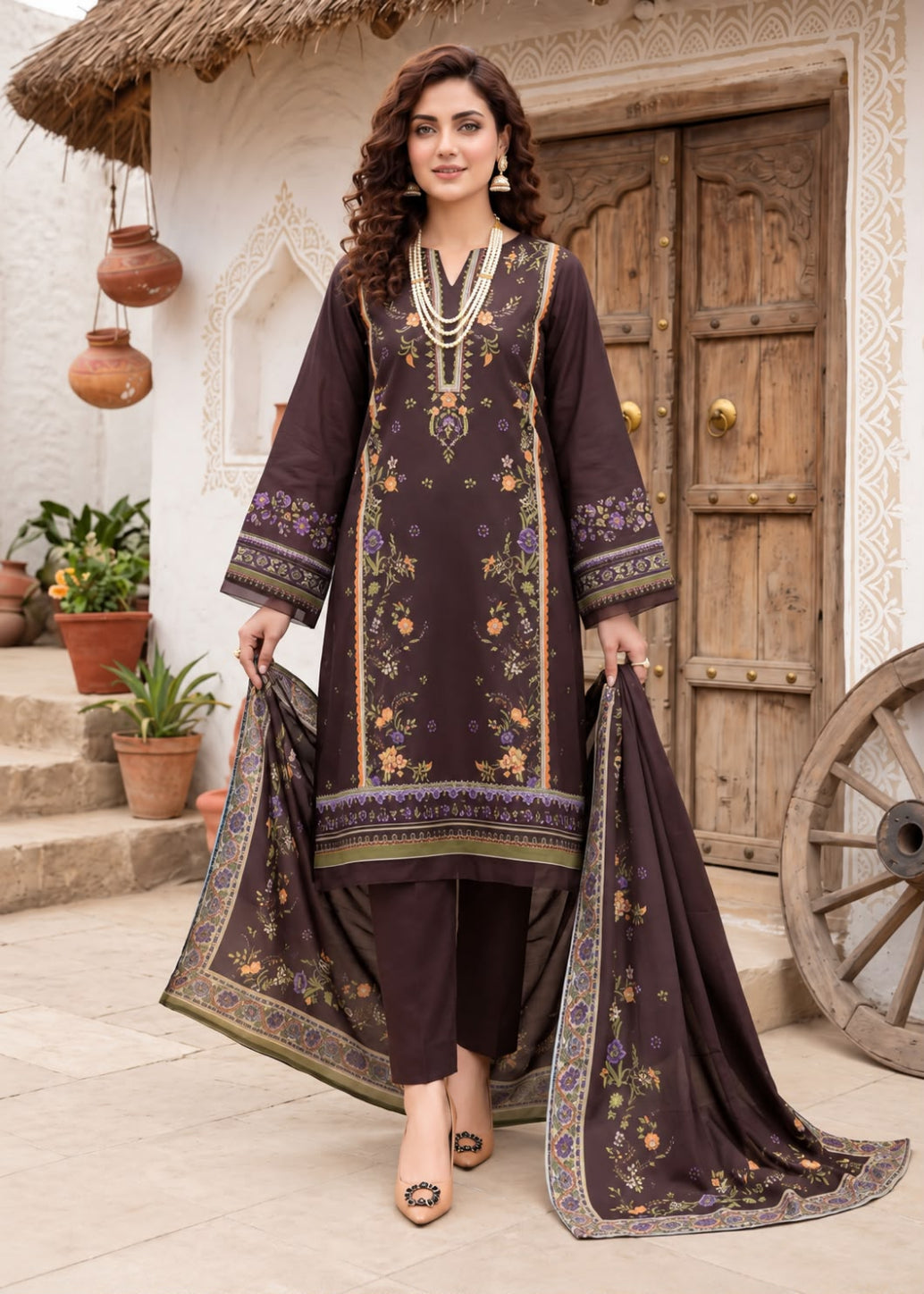 NishaAnsa Dhanak 3PC