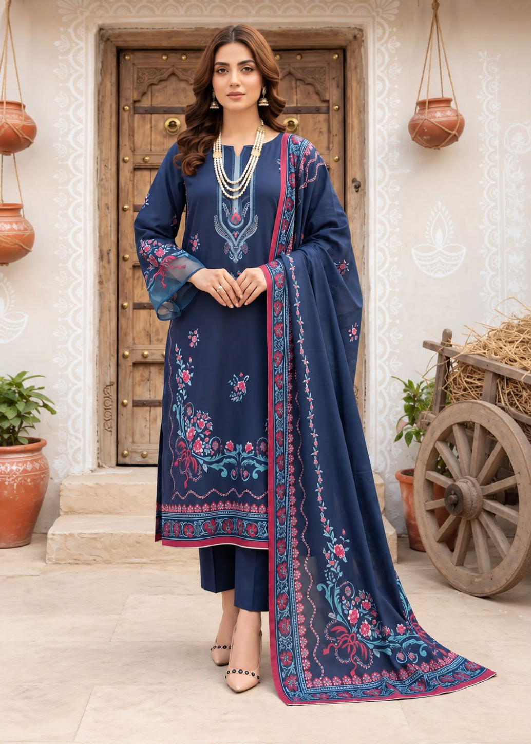 NishaAnsa Dhanak 3PC