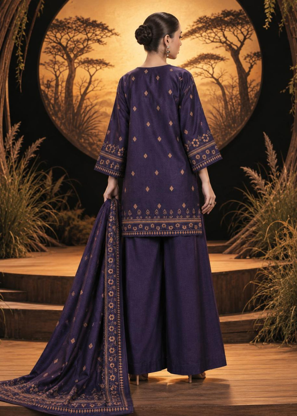 Regalia Viscose Linen 3PC