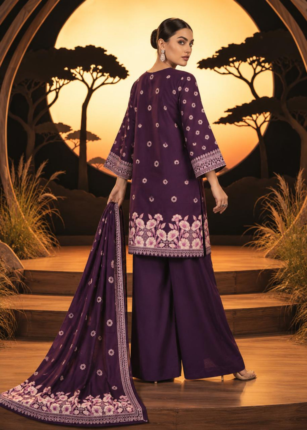 Regalia Viscose Linen 3PC