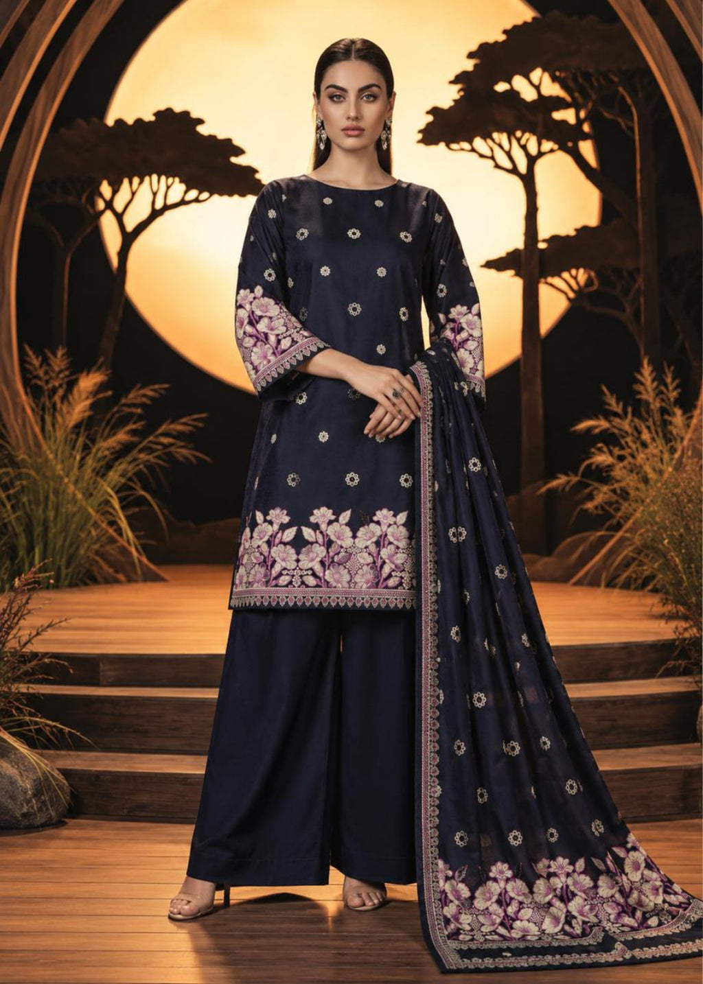 Regalia Viscose Linen 3PC