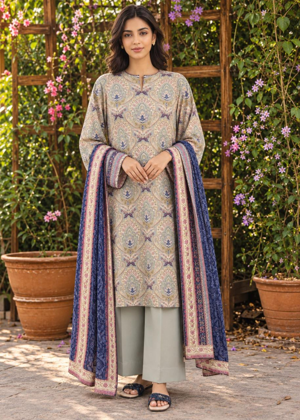 SAPPHIRE TWILL MARINA 3PC