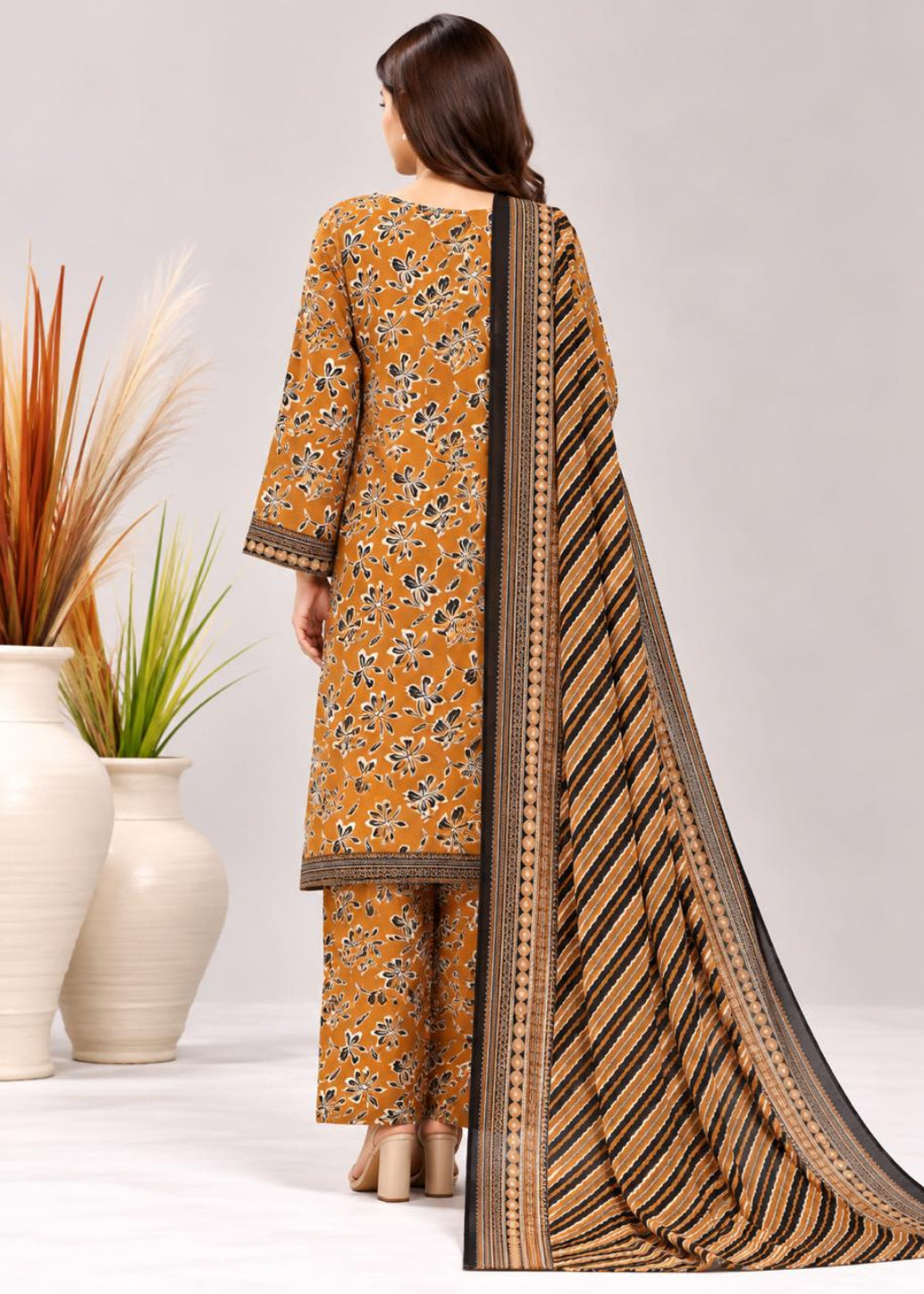 Binsaeed Khaddar Stitch 3PC
