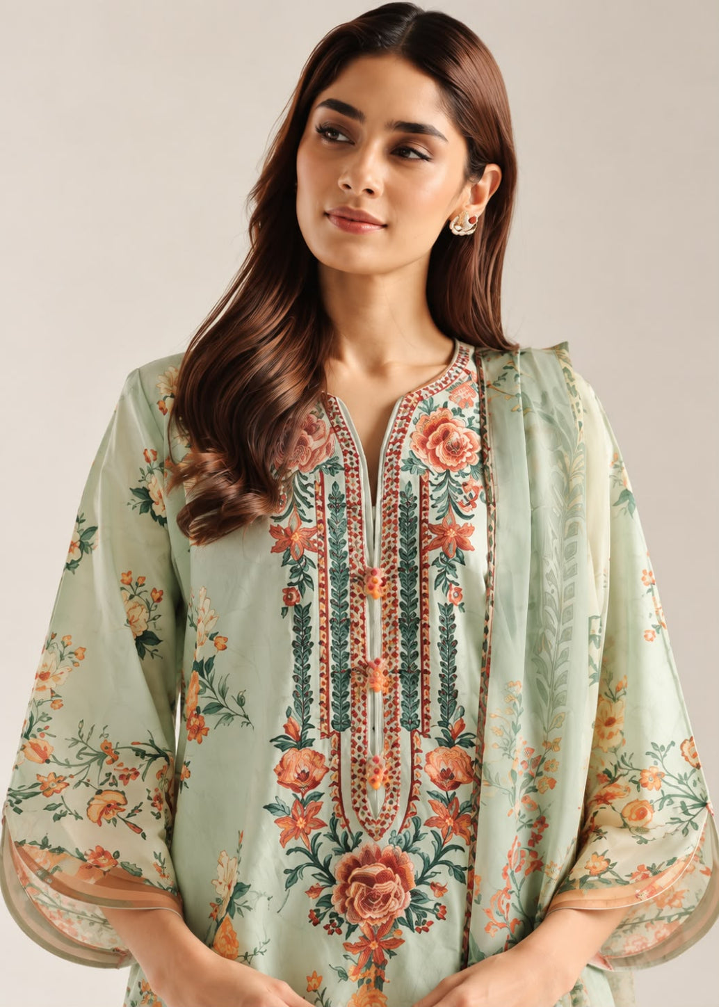 Ethnc Khaddar EMB 3PC