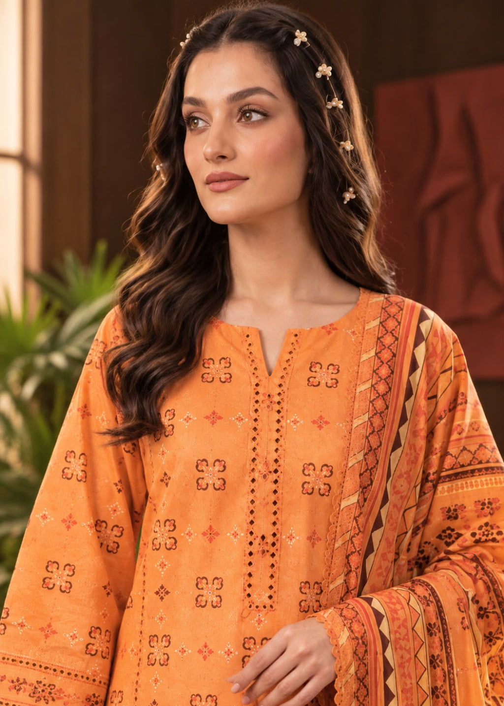 FizaNoor Linen 3PC