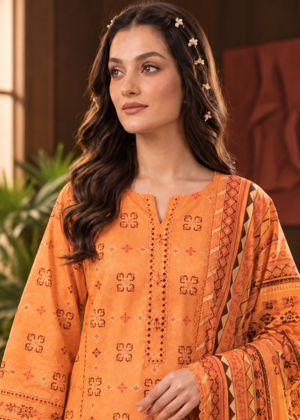 FizaNoor Linen 3PC
