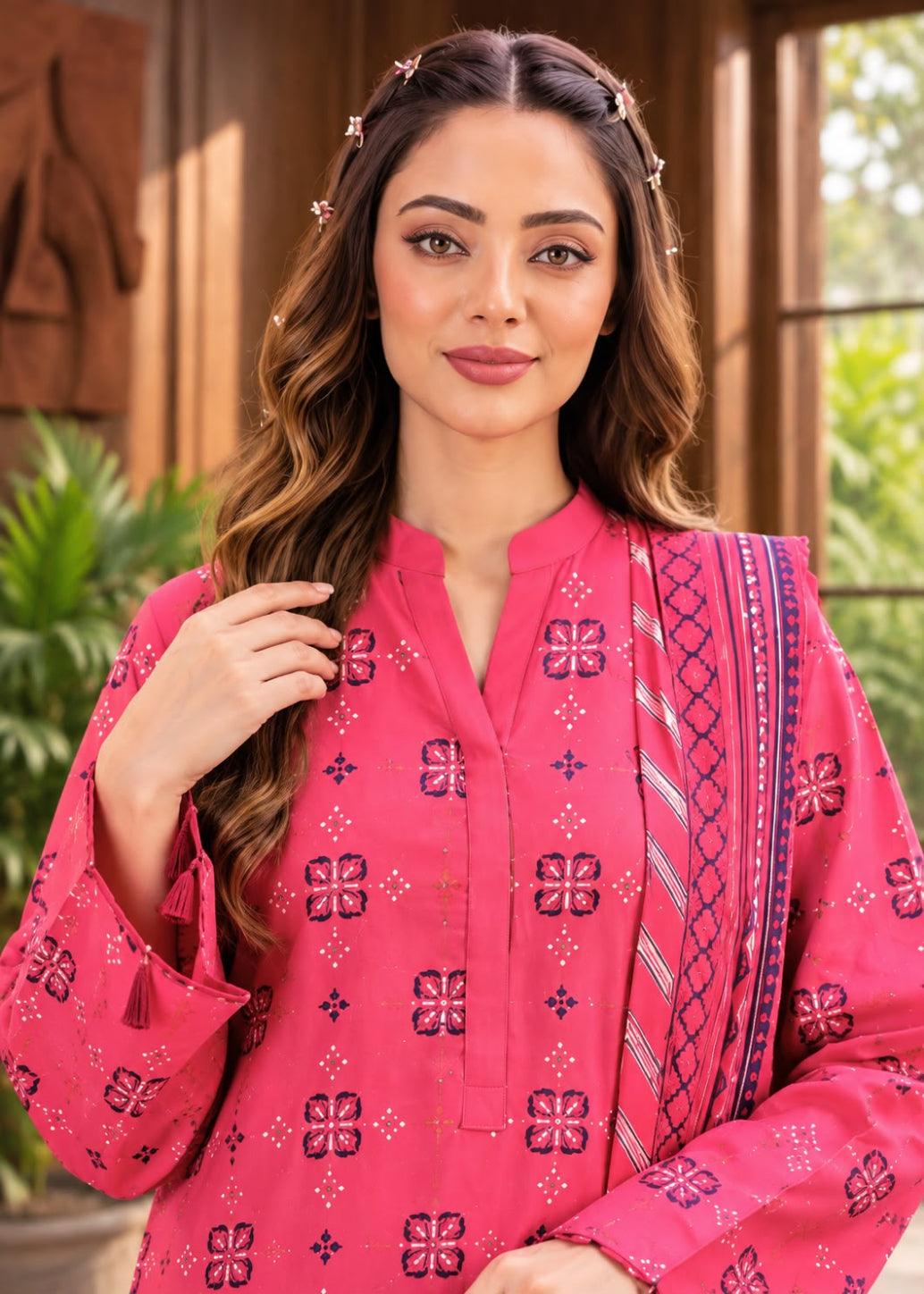 FizaNoor Linen 3PC