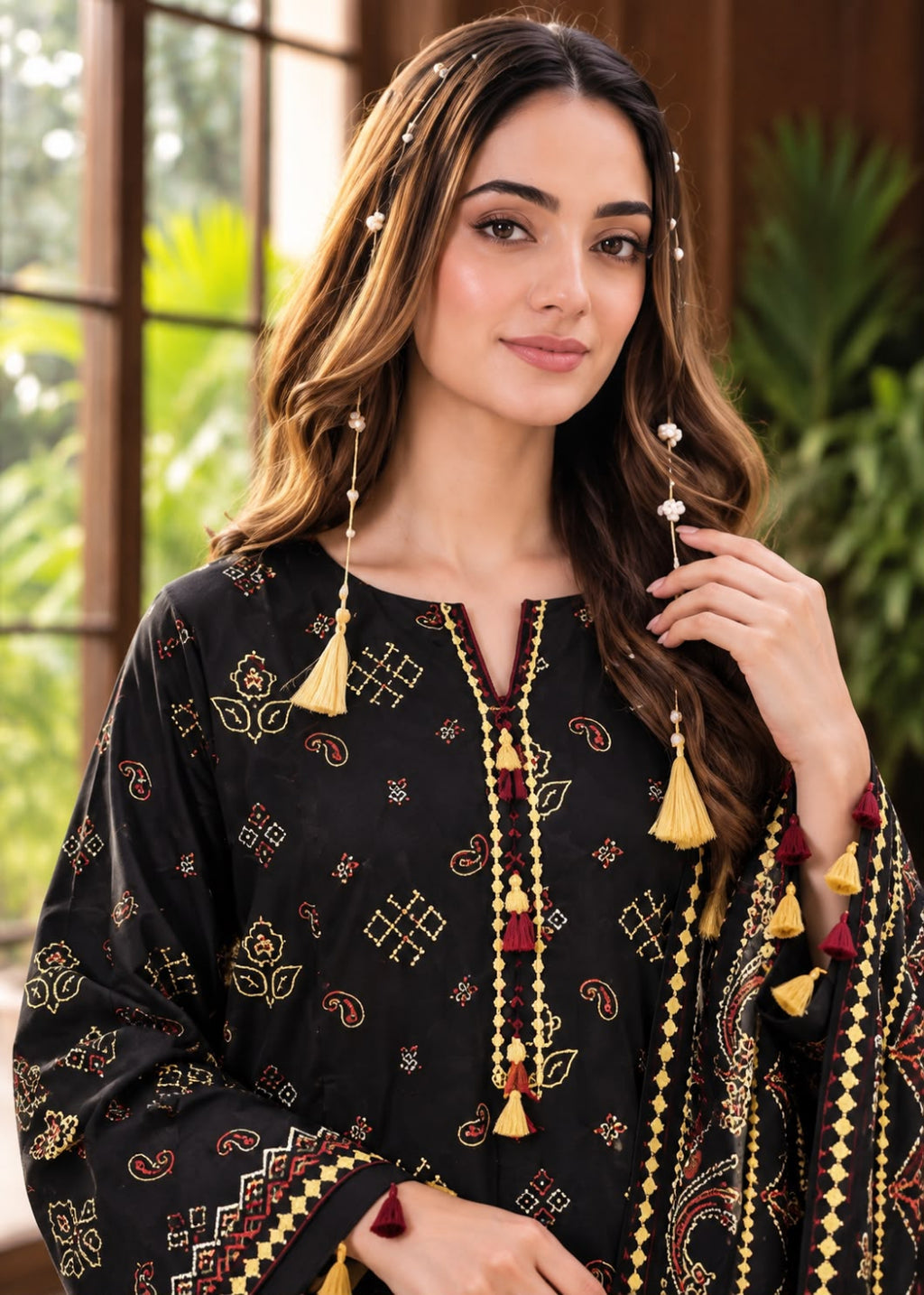 FizaNoor Linen 3PC