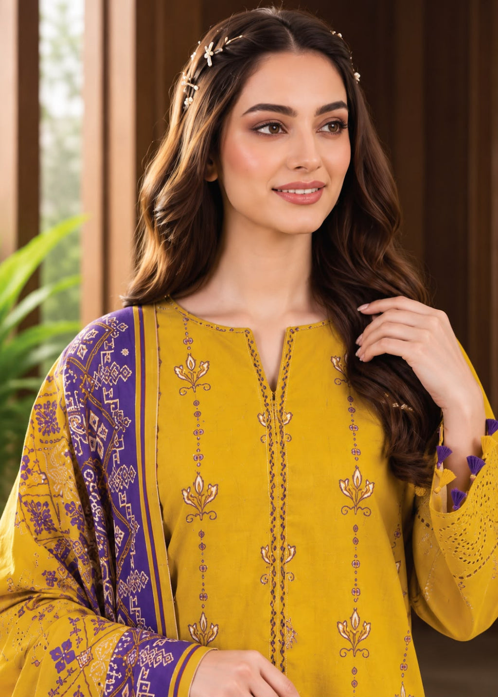 FizaNoor Linen 3PC