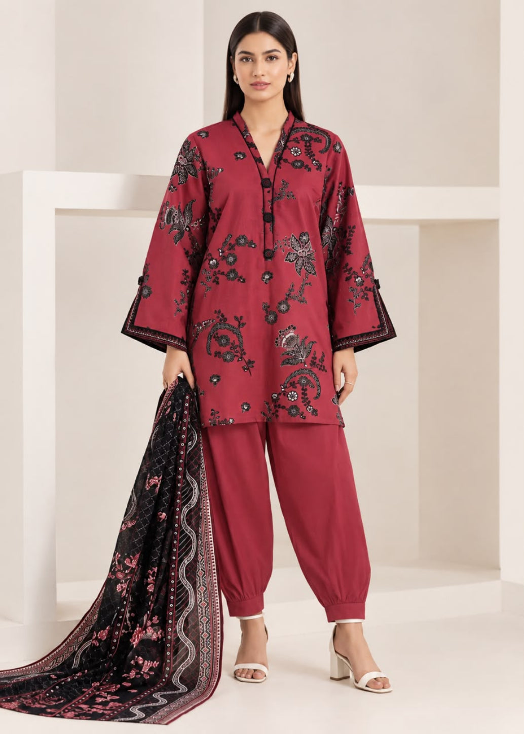 Saya khaddar 3PC
