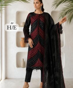 Maria B By Hajra Eman Embroidered Lawn 3pc | HEL 39